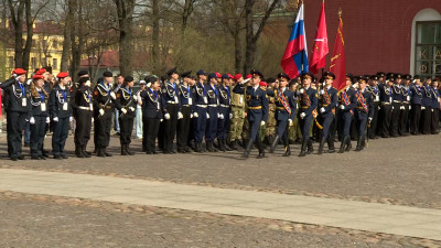 В Петропавловской крепости подводят итоги смотра-конкурса «Эстафета памяти – почётный караул»