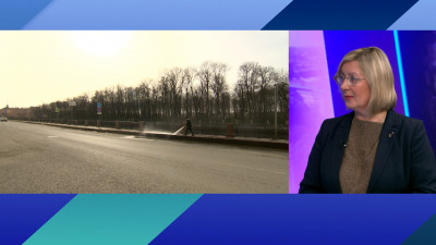 Дороги в Петербурге моют мыльными растворами, которые безопасны для газонов и посадок
