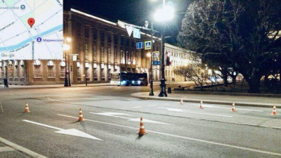 Ко Дню Победы в Петербурге обновят дорожную разметку на улицах, задействованных в проведении мероприятий