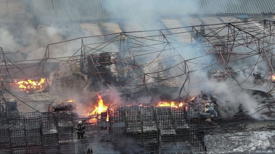 После пожара в Дизельном проезде ничего опасного в воздухе не нашли