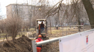 В Автово станет светлее: продолжаются работы по реконструкции наружного освещения на Кронштадтской улице