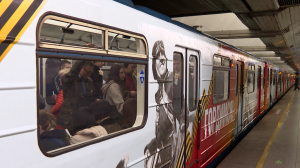 «Поезд Победы. Радость Победы»: новый состав петербургского метро