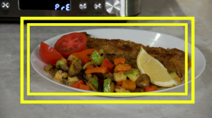 Полезный завтрак. Венский шницель с рататуем