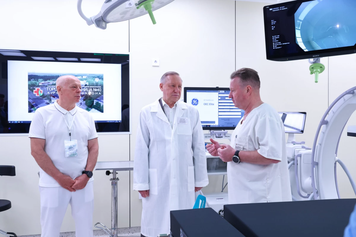 Александр Беглов: Новый корпус 40-й больницы —  это продолжение работы,  которую мы начали в годы пандемии - tvspb.ru