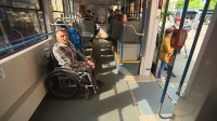 На Международном транспортном фестивале в Петербурге представали белорусский автобус для маломобильных граждан