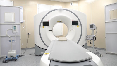 Александр Беглов осмотрел новые корпуса Центра медико-санитарной помощи в Мариуполе, построенные петербургскими специалистами