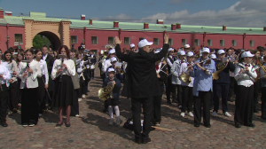 Парад духовых инструментов на Соборной площади