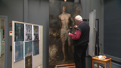 Как в Эрмитаже продвигается реставрация написанного Тицианом «Святого Себастьяна»