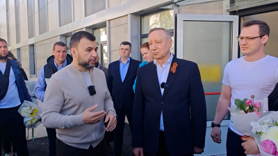 Силами петербуржцев: Александр Беглов в ходе рабочей поездки в Мариуполь осмотрел объекты социальной инфраструктуры