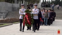 На Пискаревском кладбище почтили память погибших в Великой Отечественной войне