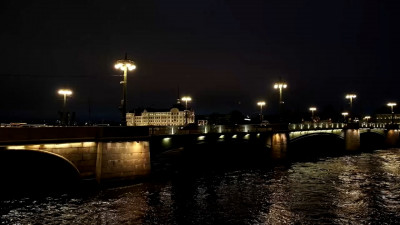 Александр Беглов: Сампсониевский мост получил современное светодиодное освещение