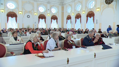 Как в Смольном прошло открытие Международного съезда организаций блокадников города-героя Ленинграда