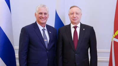 Александр Беглов: Петербург и Куба продолжают развивать сотрудничество в фармацевтике, машиностроении, здравоохранении, IT, образовании и культуре