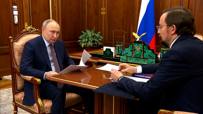 Владимир Путин обсудил изменения в экономике страны с главой организации «Деловая Россия» Алексеем Репиком