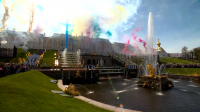 Праздник фонтанов в Петергофе посвятили воссозданию Самсона