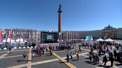 На Дворцовой площади 22 мая стартует XX Санкт-Петербургский международный книжный салон