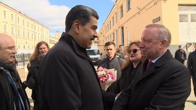 Президент Венесуэлы Николас Мадуро прибыл в Петербург
