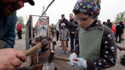 В Кронштадте прошел III Международный кузнечный арт-фестиваль «Кронгефест»
