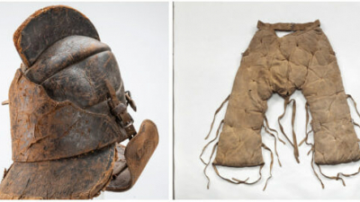 В Эрмитаже показали защитный костюм для мензуры начала XX века