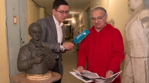 Будущий бюст Юрия Кнорозова