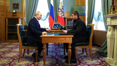 Владимир Путин провёл рабочую встречу с Рамзаном Кадыровым