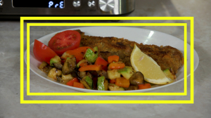 Готовим с REDMOND. Венский шницель с рататуем