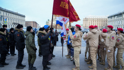 Патриотическая акция «Знамена Победы» пройдет в Адмиралтейском районе