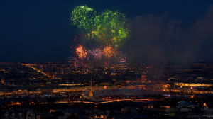 Праздничный салют 9 мая 2025 года