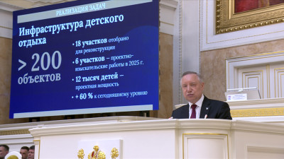 Александр Беглов: Город ежегодно оплачивает 145 тысяч путевок в детские лагеря