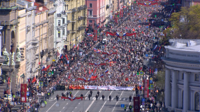 Шествие «Бессмертного полка» в Санкт-Петербурге – как это было