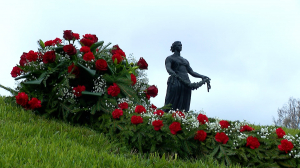 Церемония на Пискарёвском мемориальном кладбище 8 мая 2025 года