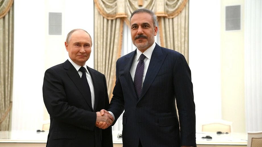 Владимир Путин принял в Кремле главу МИД Турции Хакана Фидана - tvspb.ru