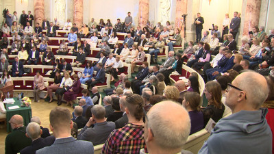 В Эрмитажном театре прошло торжественное открытие XVIII Международного петровского конгресса