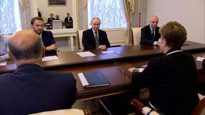 Владимир Путин провел встречу с руководителем Нового банка развития БРИКС Дилмой Русеф