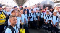 16 юных футболистов из Мариуполя прибыли в Петербург