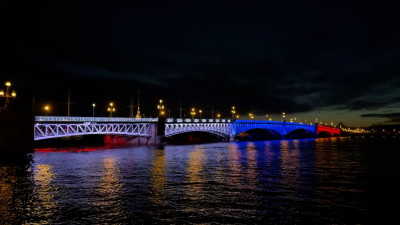 Александр Беглов: Зажжение факелов на Ростральных колоннах и подсветка мостов станут кульминацией программы празднования Дня России в Петербурге