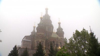 Реставрация фасадов собора Петра и Павла в Петергофе вышла на финишную прямую