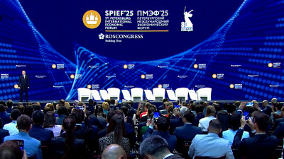 Александр Беглов торжественно открыл Петербургский международный экономический форум