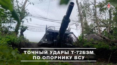 Танкисты уничтожили опорный пункт ВСУ на Харьковском направлении