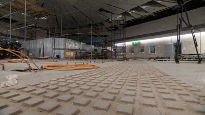 На станции «Юго-Западная» завершаются отделочные работы