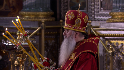 Александр Беглов поздравил митрополита Санкт-Петербургского и Ладожского Варсонофия с 70-летием