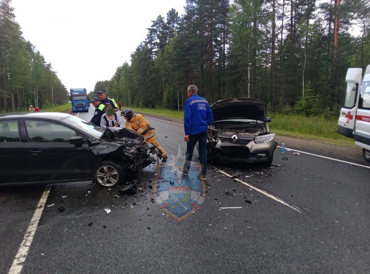 Трое взрослых и подросток пострадали в аварии на трассе «Кола» - tvspb.ru