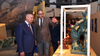 Александр Беглов: Выставку «Подвиг возрождения» в Петергофе о его послевоенном восстановлении должны увидеть как можно больше жителей и гостей города