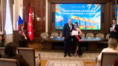 В Мариинском дворце чествовали лучших выпускников университета телекоммуникаций имени Бонч-Бруевича