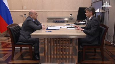 Михаил Мишустин встретился с главой «Роскосмоса» Дмитрием Бакановым