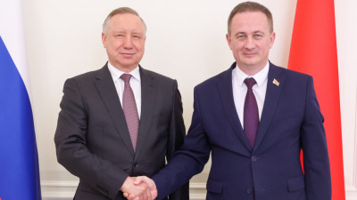 Александр Беглов и премьер-министр Беларуси Александр Турчин обсудили перспективы углубления промышленной кооперации и совместной разработки новой техники