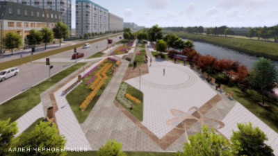 В Петербурге приступили к благоустройству Аллеи Чернобыльцев