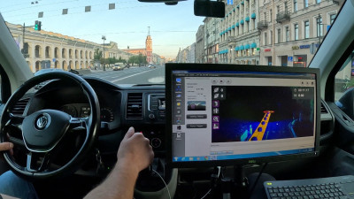 Невский проспект обследовали с помощью лазерного сканера и георадара перед ремонтом