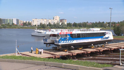 Александр Беглов: Петербургские корабелы завершили изготовление катамаранов серии «Котлин» для скоростных путешествий в Кронштадт