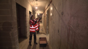 Студотряды на стройке жилого дома